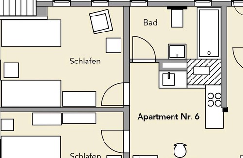 Altendorf Apartment | Apartment No. 6, 2 bedrooms - Altendorfer Vorwerk - holiday apartments