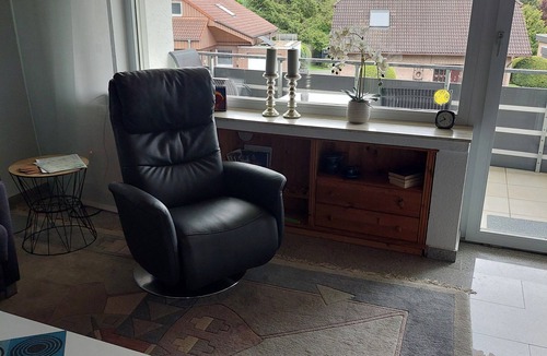 Moehnesee Apartment | Apartment 'Sander' with Balcony, Shared Indoor Pool and Wi-Fi