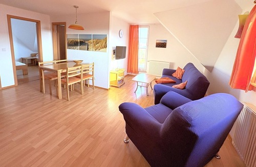 Alt Reddevitz Apartment | Apartment Seelenfrieden 4 - Balcony, view, 2 bedrooms - Your vacation home: Two