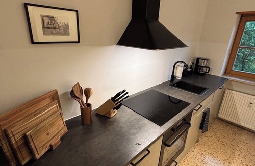 Hohenaschau im Chiemgau Apartment | Apartment Stubn Zellerhorn 76 sqm, 2 bedrooms, living room with sofa bed and balcony