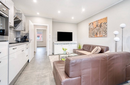 Ahaus Apartment | Apartment 'Stadtquartier' with Private Terrace, Balcony and Wi-Fi