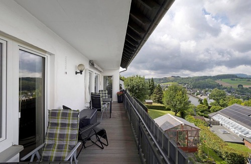 Eslohe Apartment | Apartment 'Stappert' with Mountain View, Balcony and Wi-Fi