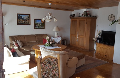 Schwarzenbach Condo | Apartment with mountain-view balcony, lake, garage, sauna, Wi-Fi, .