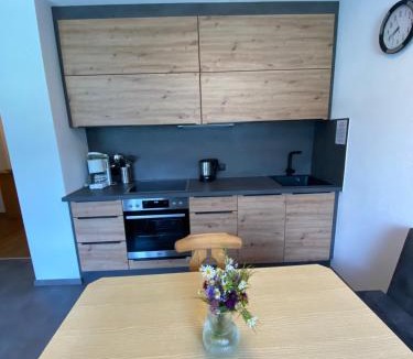 Pfunds Apartment | Aparts Handle und Haus Bergblick