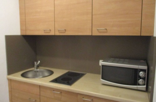 Grassau Apartment | Appartement Rosmarin 28 qm 1-2 Pers., Kochnische, Balkon