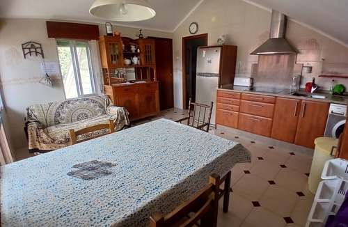 Noja House | Attic with an enclosed garden, perfect for children.