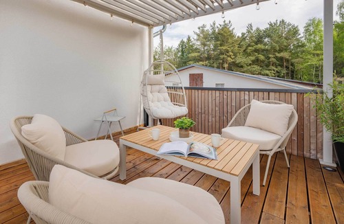 Benz Apartment | BaliBlizz apartment 12 with terrace, sauna & whirlpool in Benz 23 m²