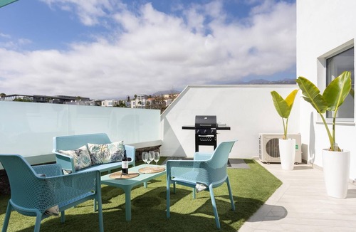 Playa Paraiso Apartment | Beautiful ground floor with terrace and partial sea view in Costa Adeje