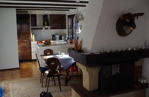 Ernen Apartment | Bright quiet apartment with great views of the mountains for hiking and skiing