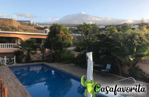 Icod de los Vinos Apartment | Casafavorita - Meer- und Teideblick für Zwei