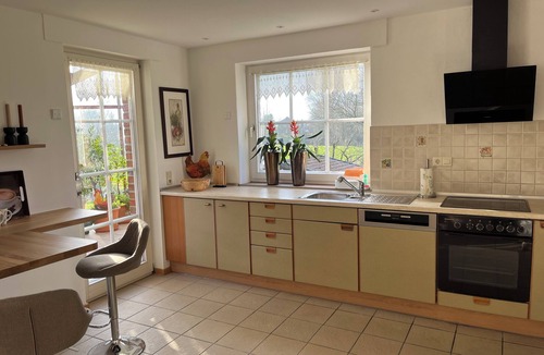 Albersloh Apartment | Centrally located, quiet vacation apartment with conservatory and view of the Werse