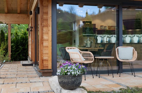 Klais House | Chalet 'Alpenchalet 19' with Mountain View, Private Terrace and Wi-Fi