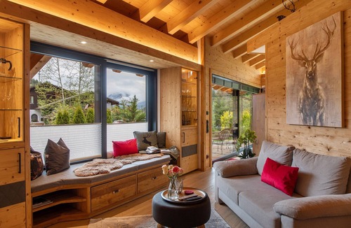 Klais House | Chalet 'Alpenchalet 19' with Mountain View, Private Terrace and Wi-Fi