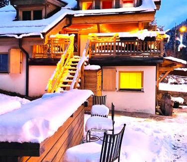 Argentiere Ski Chalet | "Chalet de la FIS" - Spa Privé avec Vue Exceptionnelle