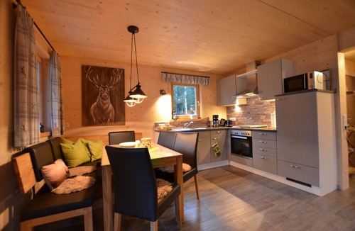 Lechbruck House | Chalet Waldromantik with sauna, Swedish stove, quiet location on the edge of the forest, lake and mountain view