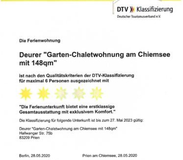 Prien am Chiemsee Apartment | Chalethaus-Chiemsee - 148qm Garten-Chaletwohnung am Chiemsee - Neubau