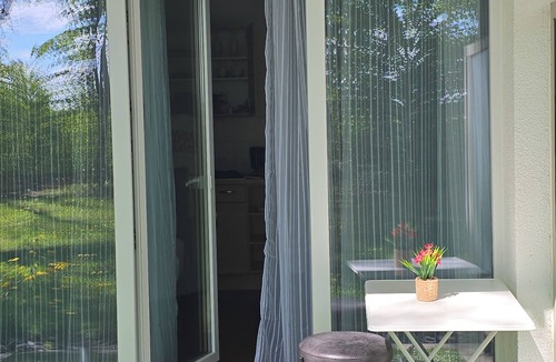 Amberg Apartment | Charming and peaceful studio with gorgeous green backyard view. Energy boosting
