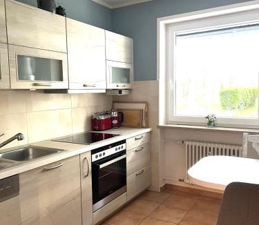 Burghausen Apartment | Charming Burgfrieden for 2