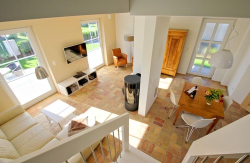 Monchgut-Granitz House | Chic vacation home with sea view, terrace and fireplace - Ferienhaus Falke