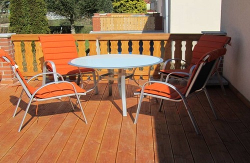 Gross Schwansee Apartment | Child-friendly apartment with terrace, 800m to the beach