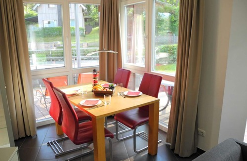 Ostseebad Baabe Apartment | Child-friendly vacation rental "Strandvilla Baabe 15" in Baabe. An inviting terrace for relaxing breakfasts. Soothing relaxation in the sauna for a restful vacation. Utilities included