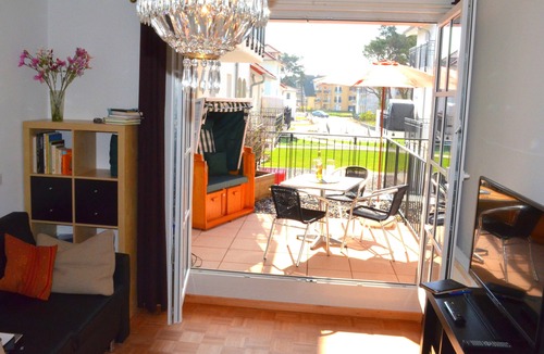 Ostseebad Baabe Apartment | Comfortable, modern apartment right on the beach, with balcony, incl.indoor pool/saunaWLAN