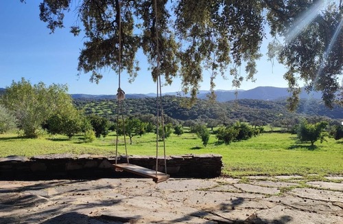 Arroyomolinos de Leon House | Country House El Rincón with Mountain Views, Private Pool and 2 Terraces