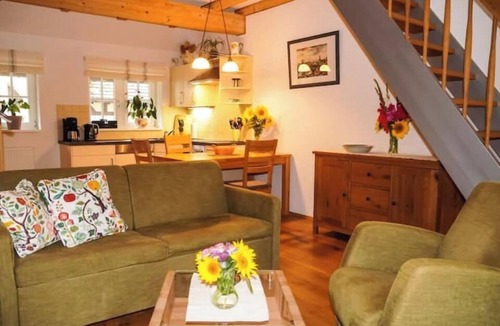 Bielatal Apartment | Cozy apartment in a dream location with a log cabin sauna