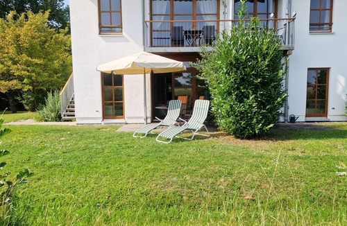 Wittenbeck Apartment | Cozy vacation apartment with terrace and rural views in Wittenbeck