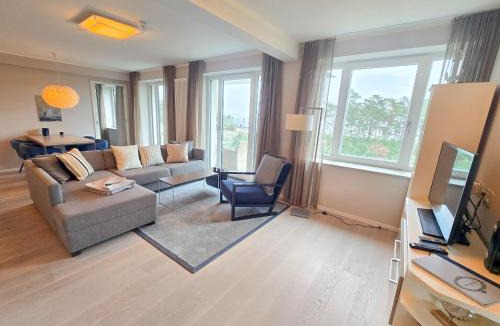 Prora Apartment | Dünenresidenz Prora - Ferienwohnung mit Meerblick, 2 Schlafzimmern und Balkon NP-304
