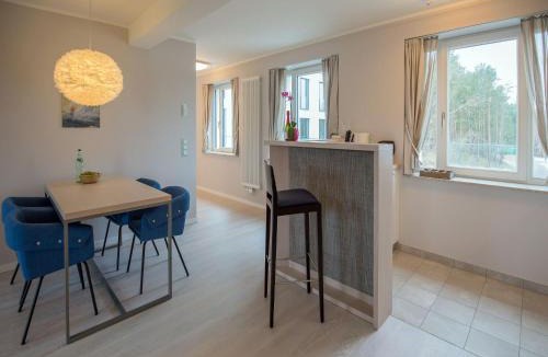 Prora Apartment | Dünenresidenz Prora - Ferienwohnung mit Meerblick, 2 Schlafzimmern und Balkon NP-307