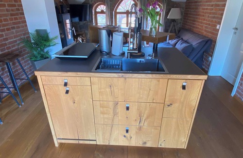 Buhlau Apartment | Designer apartment with sauna, hot tub and fireplace