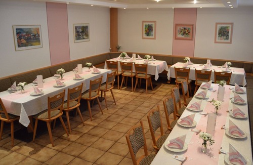 Obertrubach House | Double room with balcony and 2 separate beds - Gasthof-Pension