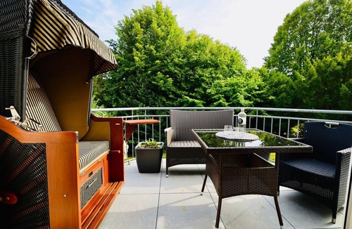 Ratekau Apartment | Drosselweg 4 Art. 4 - Ruhig Gelegenes 2 Zimmerapartment mit Sonnenbalkon und Standkorb