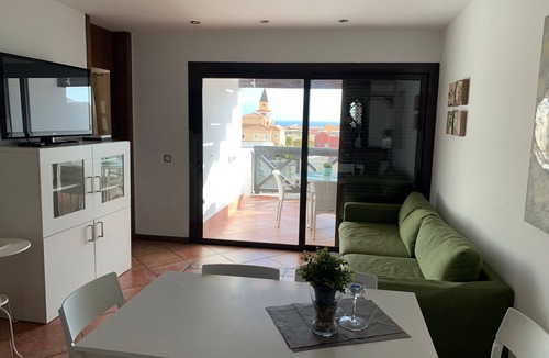 Playa Paraiso Apartment | Duplex with the best view of Adeje Pardise with WIFI, A/A, BBQ.
