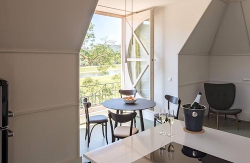 Porschdorf Apartment | Elbsuite, 1 Schlafraum - Schloss Prossen