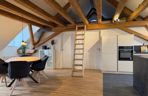 Espasingen Apartment | Espasingen Castle Apartment 2 - Penthouse apartment in the historic castle