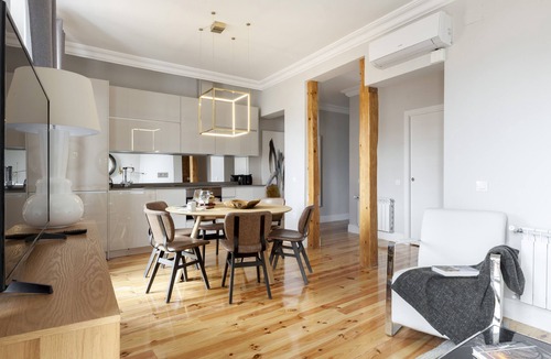 Malasana Apartment | Exclusive 2 bedroom apartment in the center of Madrid. 3D