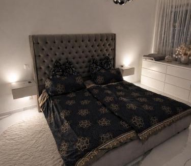 Fuerth Apartment | Exklusives 115 m Designer Apartment Kamin Spa-Bad Balkon Lounge Fürth