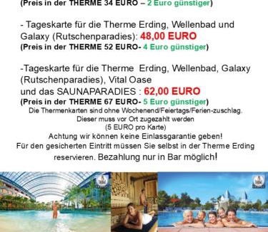 Altenerding Bed & Breakfast | Familienhotel nahe der Therme Erding