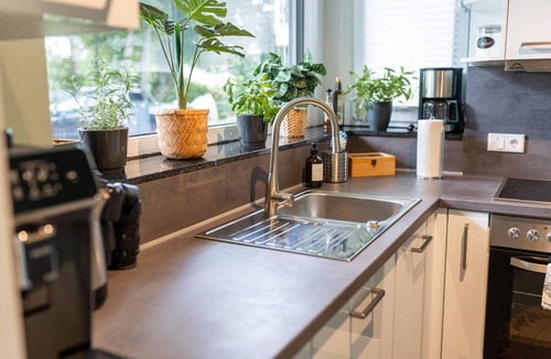 Korbecke Apartment | Familiensuite Boho am See Netflix Grill Parken