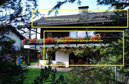Munchen District Apartment | Family loft with its own sauna in the rustic south of Munich