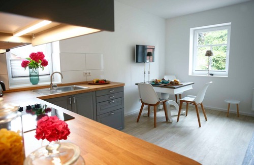 Bovenau Bed & Breakfast | Family room barn - Landhaus Osterrade
