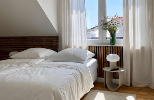 Krummin Apartment | Ferienhäuser Ankerplatz 1 und 2 Usedom mit Sauna, Kamin und Garten