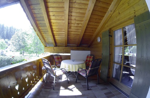 Oberschonau Apartment | Ferienwohnung Alpenrose, 1 bis 2 Personen, 50 qm, 1 Schlafzimmer, 2 Balkone