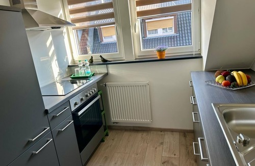Bad Konigshofen Apartment | Ferienwohnung 2 mit Zwei Einzelbetten und Schlafcouch