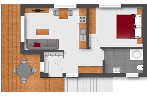 Altenstadt Apartment | Ferienwohnung/app. für 2 Gäste mit 47m² in Altenstadt