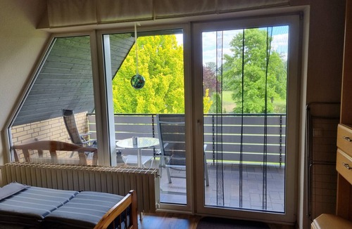 Leeden Apartment | Ferienwohnung mit Balkon im Wunderschönen Tecklenburg, Wanderwege