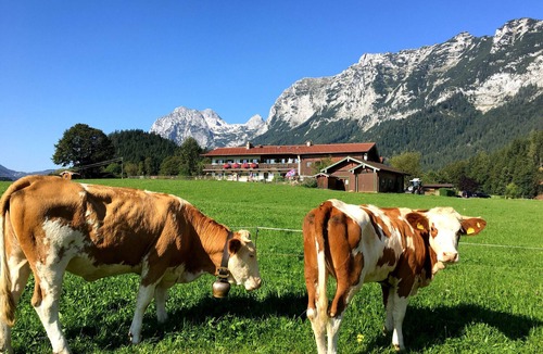 Ramsau bei Berchtesgaden Apartment | Ferienwohnung Panoramablick, 1-4 Personen, 45 qm, Dusche/WC, West-Ost-Balkon, SAT TV , W-LAN, 2 Schlafzimmer