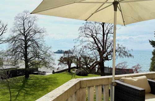 Nonnenhorn Apartment | Ferienwohnung Seeperle49 - Besonders, stilvoll mit eigenem Badestrand